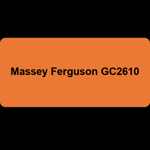 Massey Ferguson GC2610